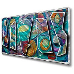 (^.^)/  Ash Carl 'Dancing Dynamics' Metal Wall Art