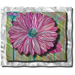 See Reviews Ash Carl 'Zinnia' Metal Wall Art