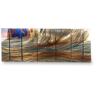 Ash Carl 'Igneous' 7-panel Metal Wall Art