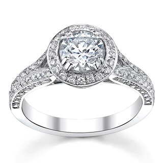 14k White Gold 1ct TDW Diamond Engagement Ring (H-I, SI1-SI2)