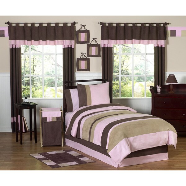 sweet jojo designs pink brown 3 piece full queen size sweet jojo designs pink brown 3 piece full queen size