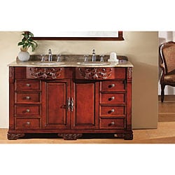 See Reviews Anastasia Granite Top Double Vanity By Ove Decors