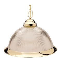 Polished Brass One-light Pendant 