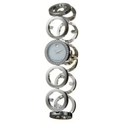 Movado Women's 'Ono' Stainless Steel Quartz Diamond Watch