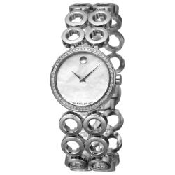 Movado Women's 'Ono Moda' Stainless Steel Quartz Diamond Watch