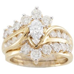 Pictures of gold wedding ring sets