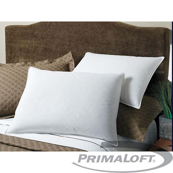 Hypoallergenic 300 Thread Count Cotton Primaloft Pillows (Set of 2