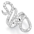 Ultimate CZ Sterling Silver Cubic Zirconia Ring