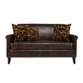 angelo:HOME Harlow Coffee Brown Renu Leather Sofa