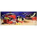 Oster Red Aluminum 8-piece Cookware Set