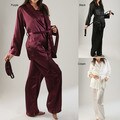 Classic Women's 4-piece Satin Sleepwear Set