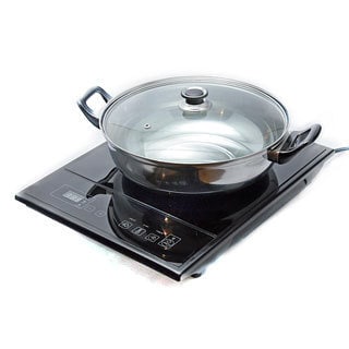 WASHER DRYER: SPT MICRO INDUCTION COOKTOP IN SILVER