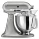 KitchenAid KSM150PSCU Contour Silver 5-quart Artisan Tilt-Head Stand Mixer, Bonus Food Grinder or Rotor Slicer/Shredder Rebate
