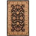 Handmade Heritage Kerman Black/ Gold Wool Rug (12' x 15')