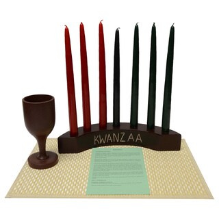 Special Prices Handmade Arc Kinara Candle Holder Kwanzaa Set (Ghana)