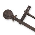 Adjustable Double Curtain Rod Set with Ball Finial