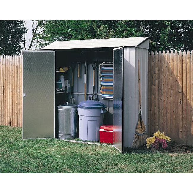 Arrow Steel Storage Locker Shed - 13206845 - Overstock.com Shopping 