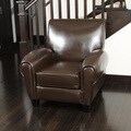 Christopher Knight Home Finley Brown Bonded Leather Club Chair