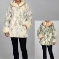 Nuage Women's Faux Fur Hooded Coat