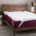 Swiss Lux Deluxe 3-inch Memory Foam Cluster and Fiber Mattress Topper