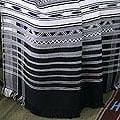 'Monochrome Symmetry' Cotton Throw (India)