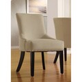 ETHAN HOME Westmont Sandstone Beige Velvet Decorative Nail-head Accent Chairs (Set of 2)