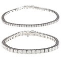 14k White Gold 2ct TDW Diamond Dreams Tennis Bracelet (G-H,SI2)