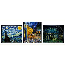See Reviews Van Gogh 'Starry Night Trilogy' 3-piece Art Set