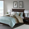 Madison Park Salem Blue 6-piece Duvet Cover Set