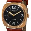 Panerai Men's 'Luminor Radiomir 8 Days' Rose Gold Mechanical Watch