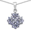Sterling Silver Tanzanite Necklace