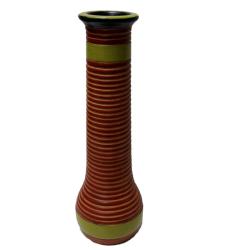 Hand-created Wood Giraffe Neck Vase (Ghana)