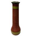 Hand-created Wood Giraffe Neck Vase (Ghana)