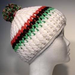 Cotton and Wool Striped Beanie (Nepal)-Image