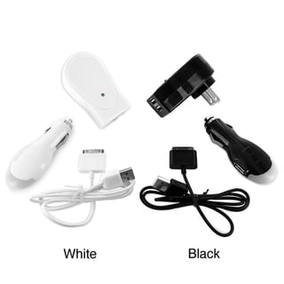 iConcepts Certified Home and Car Charger Kit for iPad, iPhone, and iPod
