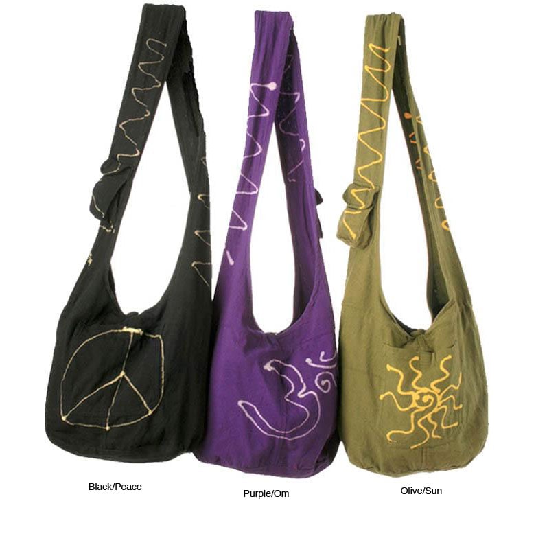 Cotton Canvas Sling Bag (Nepal) - 13293399 - www.bagsaleusa.com Shopping - Top Rated Fabric Bags