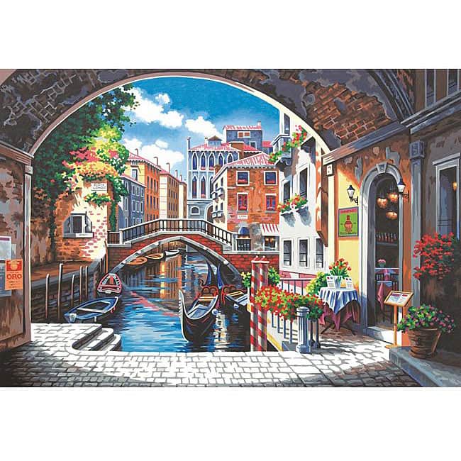 Paint Works 'Archway to Venice' 20x14inch Paint by Number Kit