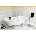 Vintage Collection 67-inch Acrylic Dual Clawfoot Tub with 7-inch Rim Drillings