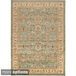 Special Offers Free Form Seafoam Classic Border Rug
