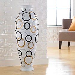Low Price Modern Circles Decorative Urn Vase (Indonesia)