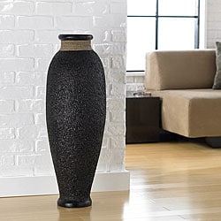 Now Sale Ubud Rice Husk Decorative Urn Vase (Indonesia)