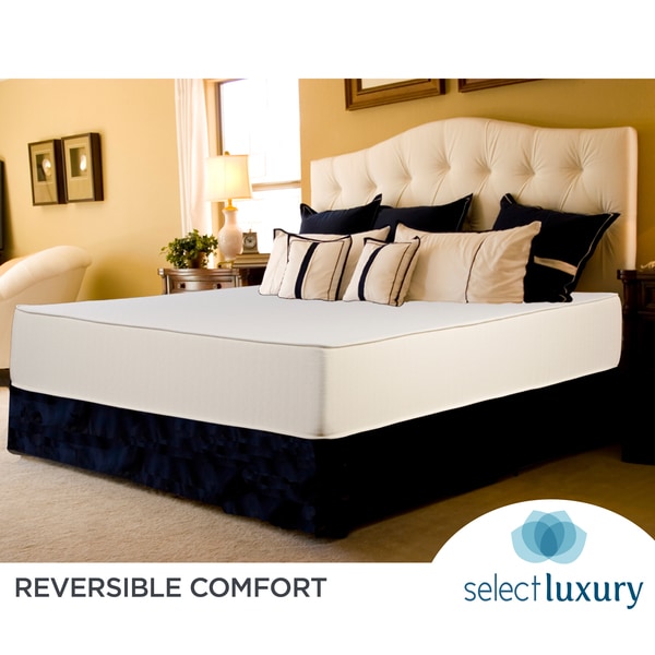 Select Luxury Reversible 12 inch Twin size Foam Mattress Select Luxury Mattresses