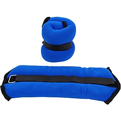 Valor Fitness 2-pound Blue Ankle Weight Pair-Image