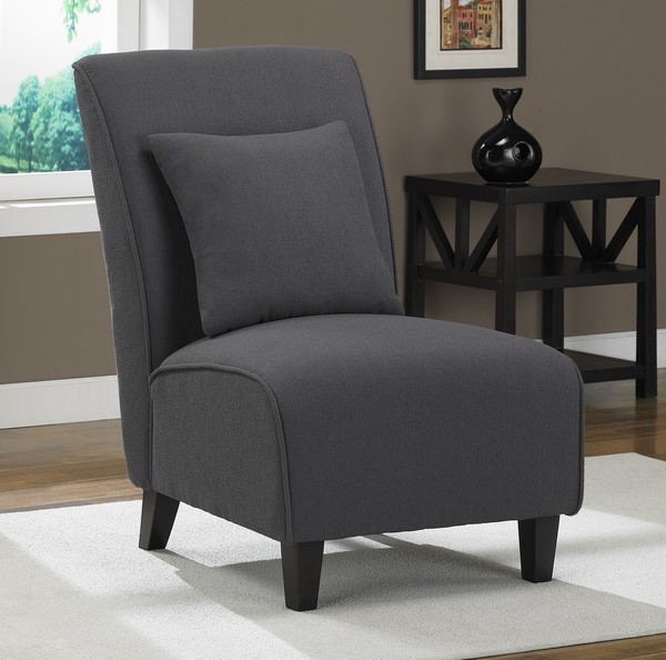 Steel Grey Tapered Armless Chair - Overstock Shopping - Great Deals on