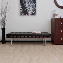 Best Shopping Andalucia Large Dark Brown Leather Bench