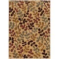 Beige Abstract Rug (8'2 x 10')