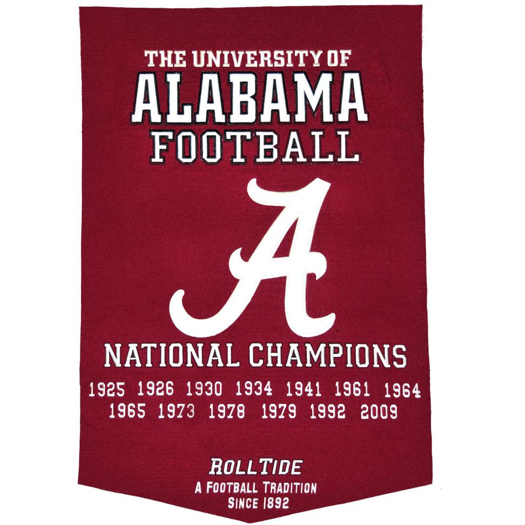 Alabama Crimson Tide NCAA Football Dynasty Banner - Overstock™ Shopping - Great Deals on College Themed