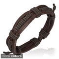 Genuine Leather Brown 'Unity' Bracelet