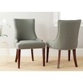 Becca Grey Linen Dining Chair