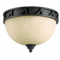 Luxor 3-light Flush-mount Oil Rubbed Bronze Light